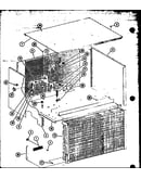 Condenser and cabinet parts (ercq24-001a/p55420-3c) (ercq30-001a/p55420-4c) (ercq36-001a/p55420-5c) (ercq42-001a/p55420-6c)
