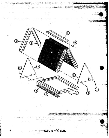 Ecfc b-"a" coil (ecfc42aom-b/p67631-1c) (ecfc48aom-b/p67631-2c) (ecfc60aom-b/p67631-3c) (ecfc42aum-b/p67840-1c) (ecfc48aum-b/p67840-2c) (ecfc60aum-b/p67840-3c)
