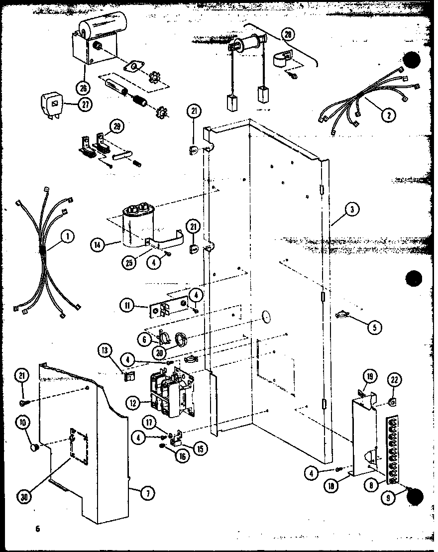 Control panel & wiring harness