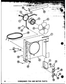 Condenser fan and motor parts