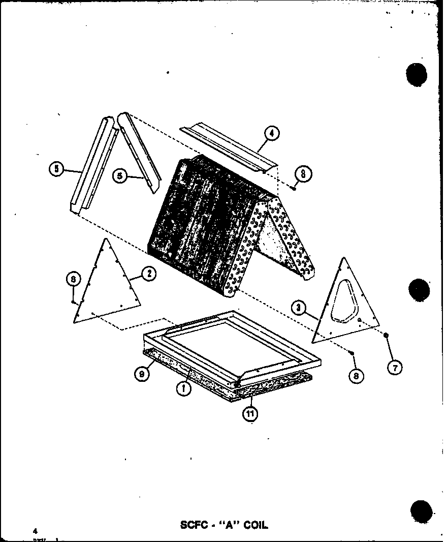 SCFC - "A" COIL (SCFC42AUMA/P6944901C) (SCFC42AUMB/P6944904C) (SCFC48AUMA/P6944902C) (SCFC48AUMB/P6944905C) (SCFC60AUMA/P6944903C) (SCFC60AUMB/P6944906C)