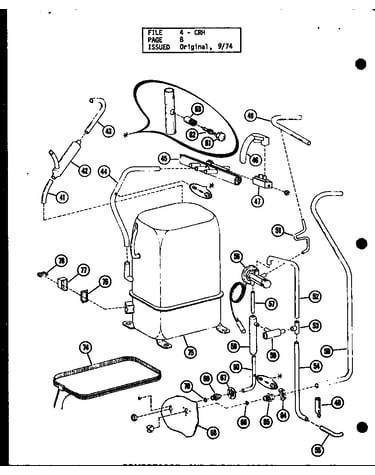 Compressor and tubing parts (crh2.5-1/p55200-10c) (crh3-1/p55200-6c)