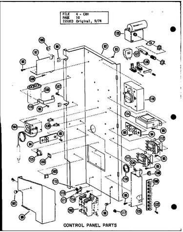 Control panel parts (crh2.5-1/p55200-10c) (crh3-1/p55200-6c)