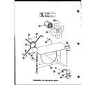 Amana CRH5-3/P55201-14C condenser fan and motor parts (crh4-1/p55201-11c) (crh4-1/p55201-15c) (crh4-3/p55201-12c) (crh4-3/p55201-16c) (crh5-1/p55201-13c) (crh5-3/p55201-14c) diagram