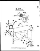 Condenser fan and motor parts (crh4-1/p55201-11c) (crh4-1/p55201-15c) (crh4-3/p55201-12c) (crh4-3/p55201-16c) (crh5-1/p55201-13c) (crh5-3/p55201-14c)
