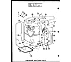 Amana CRH5-3/P55201-14C compressor and tubing parts (crh4-1/p55201-11c) (crh4-1/p55201-15c) (crh4-3/p55201-12c) (crh4-3/p55201-16c) (crh5-1/p55201-13c) (crh5-3/p55201-14c) diagram