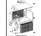 Amana CRH2.5-1/P55200-19C condenser and cabinet parts (crh5-1/p55201-25c) diagram
