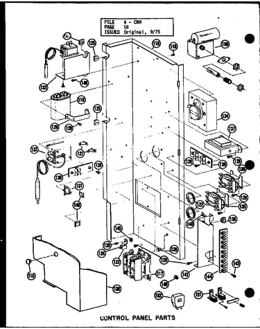 Control panel parts (crh5-1/p55200-25c)
