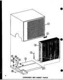 Condenser and cabinet parts (erhq24/p55200-49c) (erhq30/p55200-52c) (rhq36/p55200-53c)