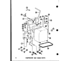 Amana ERHQ30/P55200-52C compressor and tubing parts (erhq24/p55200-49c) (erhq30/p55200-52c) (rhq36/p55200-53c) diagram