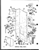 Control panel parts (erhq24/p55200-49c) (erhq30/p55200-52c) (rhq36/p55200-53c)