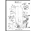 Amana CRH3-1W/P55200-36C control panel parts diagram