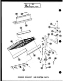 Hanging bracket and system parts