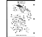 Amana VBCH30/P54882-8 control and heater parts diagram