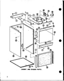 Cabinet and chassis parts (ebah2400m-a/p55572-15c) (ebah2405m-a/p55572-16c) (ebah2410m-a/p55572-17c) (ebah2414m-a/p55572-18c) (ebah3000m-a/p55572-22c) (ebah3005m-a/p55572-23c) (ebah3010m-a/p55572-24c) (ebah3014m-a/p55572-25c)