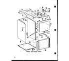 Amana EBAH3005M-A/P55572-23C cabinet and chassis parts (bah3500m-a/p55572-26c) (bah3505m-a/p55572-27c) (bah3510m-a/p55572-28c) (bah3514m-a/p55572-29c) diagram