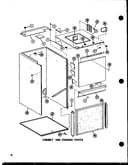 Cabinet and chassis parts (bah3500m-a/p55572-26c) (bah3505m-a/p55572-27c) (bah3510m-a/p55572-28c) (bah3514m-a/p55572-29c)