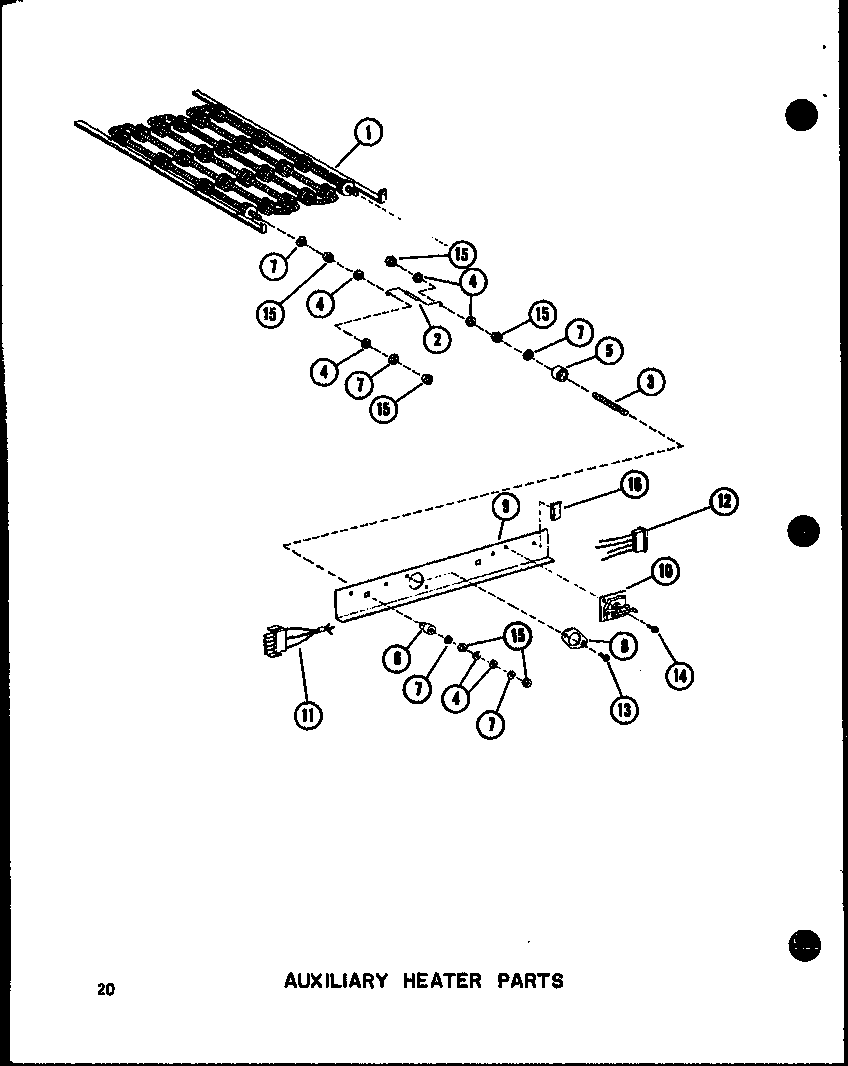 AUXILIARY HEATER PRTS (EBAH,BAH24/P55895-2) (EBAH,BAH30/P55895-2) (EBAH,BAH35/P55895-2)