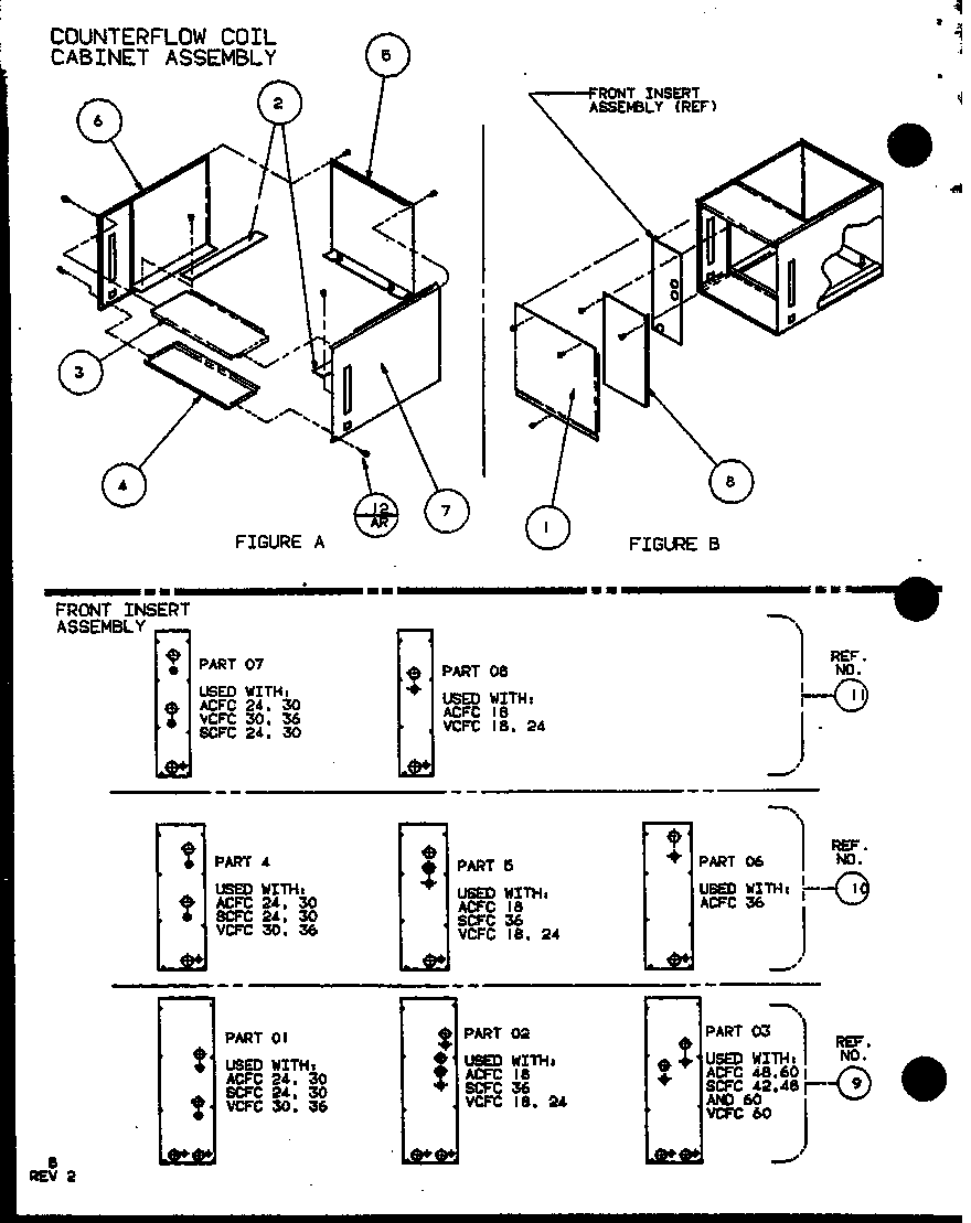 Counterflow coil cabinet assembly (ccc16/p1101901c) (ccc20/p1101902c) (ccc24/p1101903c)