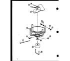 Amana ERHF42U03AC/P9918408C motor mount diagram