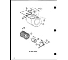Amana D67770-1/P67770-1 blower parts (ebch4210ma/p9999501c) (ebch4810ma/p9999502c) (ebch6010ma/p9999503c) diagram