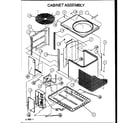 Amana SRHF48U01B/P1163806C cabinet assembly diagram