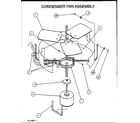 Amana SRHF48U01B/P1163806C condenser fan assembly diagram
