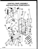 Control panel assembly and electrical components