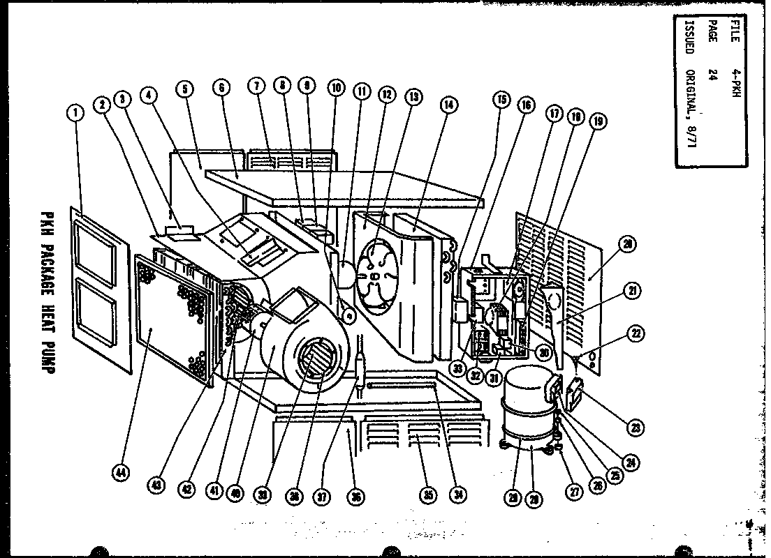 PKH PACKAGE HEAT PUMP