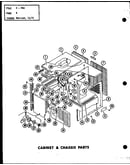 Cabinet & chassis parts (pkh2-1h/p54565-4c) (pkh2.5-1h/p54565-5c) (pkh3-1h/p54565-6c)