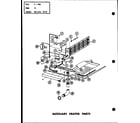 Amana PKH4-3J/P54629-6C auxiliary heater parts (d54444-1/p54444-1c) (d54444-2/p54444-2c) diagram