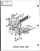 Auxiliary heater parts (d54444-1/p54444-1c) (d54444-2/p54444-2c)