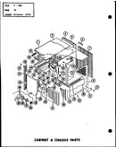 Cabinet & chassis parts (pkh3.5-1j/p54629-10c) (pkh4-1j/p54629-5c) (pkh4-3j/p54629-6c) (pkh5-1j/p54629-7c) (pkh5-3j/p54629-8c)