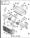 System & air parts (pkh3.5-1j/p54629-10c) (pkh4-1j/p54629-5c) (pkh4-3j/p54629-6c) (pkh5-1j/p54629-7c) (pkh5-3j/p54629-8c)