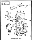 Control panel parts (pkh3.5-1j/p54629-10c) (pkh4-1j/p54629-5c) (pkh4-3j/p54629-6c) (pkh5-1j/p54629-7c) (pkh5-3j/p54629-8c)