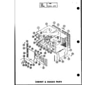 Amana PKH4-1J/P54629-23C cabinet & chassis parts (pkh2.5-1h/p54565-13c) (pkh3-1h/p54565-16c) diagram