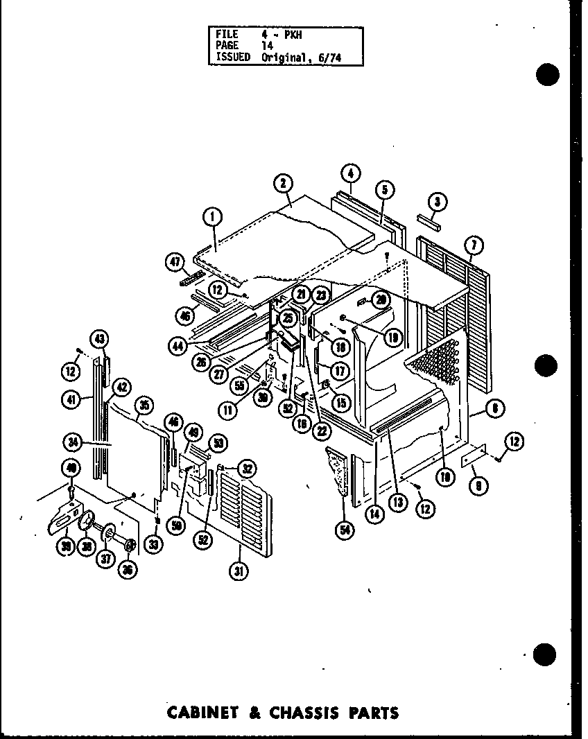 CABINET & CHASSIS PARTS (PKH3.5-1K/P54629-17C) (PKH3.5-1K/P54629-39C) (PKH4-1J/P54629-23C) (PKH4-1J/P54629-59C) (PKH4-3J/P54629-24C) (PKH4-3J/P54629-60C) (PKH5-1J/P54629-25C) (PKH5-1J/P54629-61C) (PKH5-3J/P54629-26C) (PKH5-3J/P54629-62C)