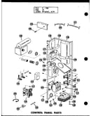 Control panel parts (pkh3.5-1k/p54629-17c) (pkh3.5-1k/p54629-39c) (pkh4-1j/p54629-23c) (pkh4-1j/p54629-59c) (pkh4-3j/p54629-24c) (pkh4-3j/p54629-60c) (pkh5-1j/p54629-25c) (pkh5-1j/p54629-61c) (pkh5-3j/p54629-26c) (pkh5-3j/p54629-62c)