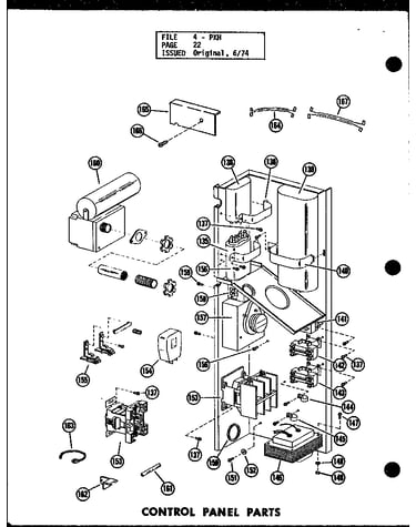 Control panel parts (pkh3.5-1k/p54629-17c) (pkh3.5-1k/p54629-39c) (pkh4-1j/p54629-23c) (pkh4-1j/p54629-59c) (pkh4-3j/p54629-24c) (pkh4-3j/p54629-60c) (pkh5-1j/p54629-25c) (pkh5-1j/p54629-61c) (pkh5-3j/p54629-26c) (pkh5-3j/p54629-62c)