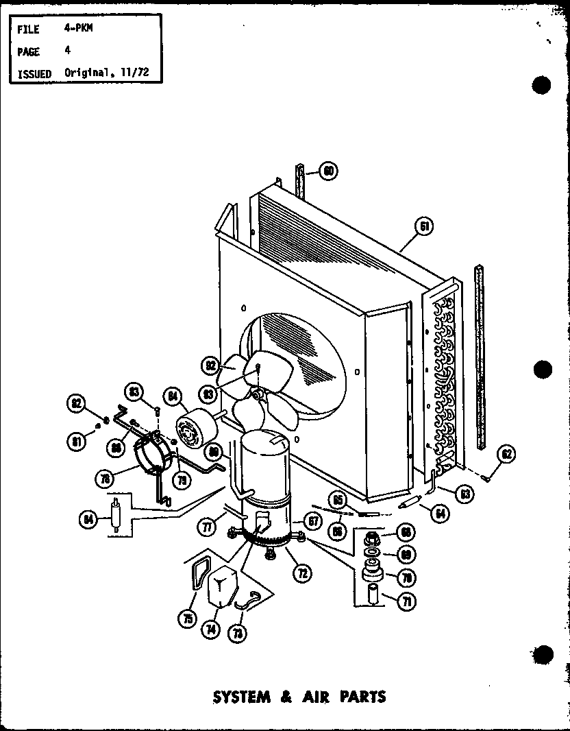 SYSTEM & AIR PARTS (PKM2.5-1J/P54565-9C) (PKM3-1H/P54565-8C)