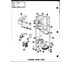 Amana D54444-1 control panel parts (pkm2.5-1j/p54565-9c) (pkm3-1h/p54565-8c) diagram