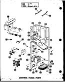 Control panel parts (pk2.5-1h/p54565-12c) (pk3-1h/p54565-15c) (pke3-3h/p54565-7c)