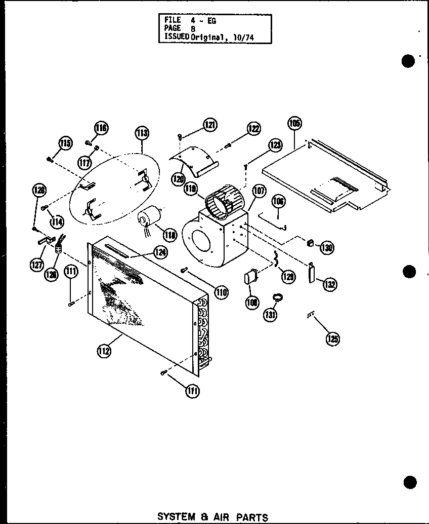 SYSTEM & AIR PARTS (EG2,12-1/P55198-13C) (EG2.5,12-1/P55198-14C) (EG3,12-1/P55198-15C)