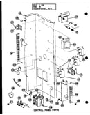 Control panel parts (eg2,12-1/p55198-16c) (eg2.5,12-1/p55198-17c) (eg3,12-1/p55198-18c)