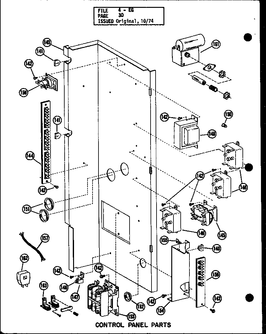 Control panel parts (eg3.5,12-1k/p55199-44c) (eg4,12-1/p55199-45c) (eg5,12-1/p55199-47c) (eg5,12-3/p55199-48c) (eg4,12-3/p55199-46c) (eg3.5,12-1k/p55199-49c) (eg4,12-1/p55199-50c) (eg4,12-3/p55199-51c) (eg5,12-1/p55199-52c) (eg5,12-3/p55199-53c)