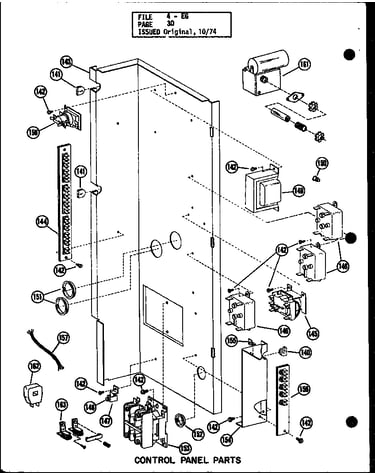 Control panel parts (eg3.5,12-1k/p55199-44c) (eg4,12-1/p55199-45c) (eg5,12-1/p55199-47c) (eg5,12-3/p55199-48c) (eg4,12-3/p55199-46c) (eg3.5,12-1k/p55199-49c) (eg4,12-1/p55199-50c) (eg4,12-3/p55199-51c) (eg5,12-1/p55199-52c) (eg5,12-3/p55199-53c)