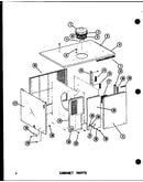 Cabinet parts (epcg2508-1a/p55480-1c) (epcg3010-1a/p55480-2c) (epcg3512-1a/p55480-3c)