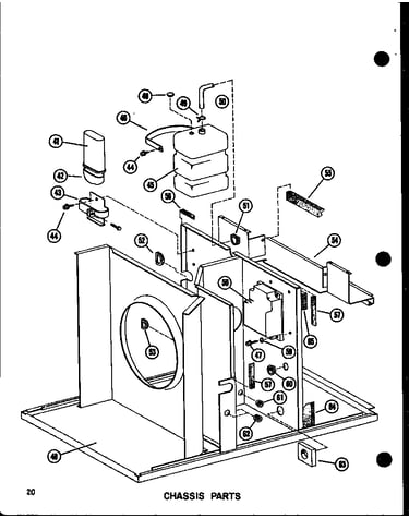 Chassis parts (epcg4213-1a/p55480-4c) (epcg4815-1a/p55480-5c) (epcg4815-3a/p55480-7c) (epcg6217-1a/p55480-6c) (epcg6217-3a/p55480-8c)