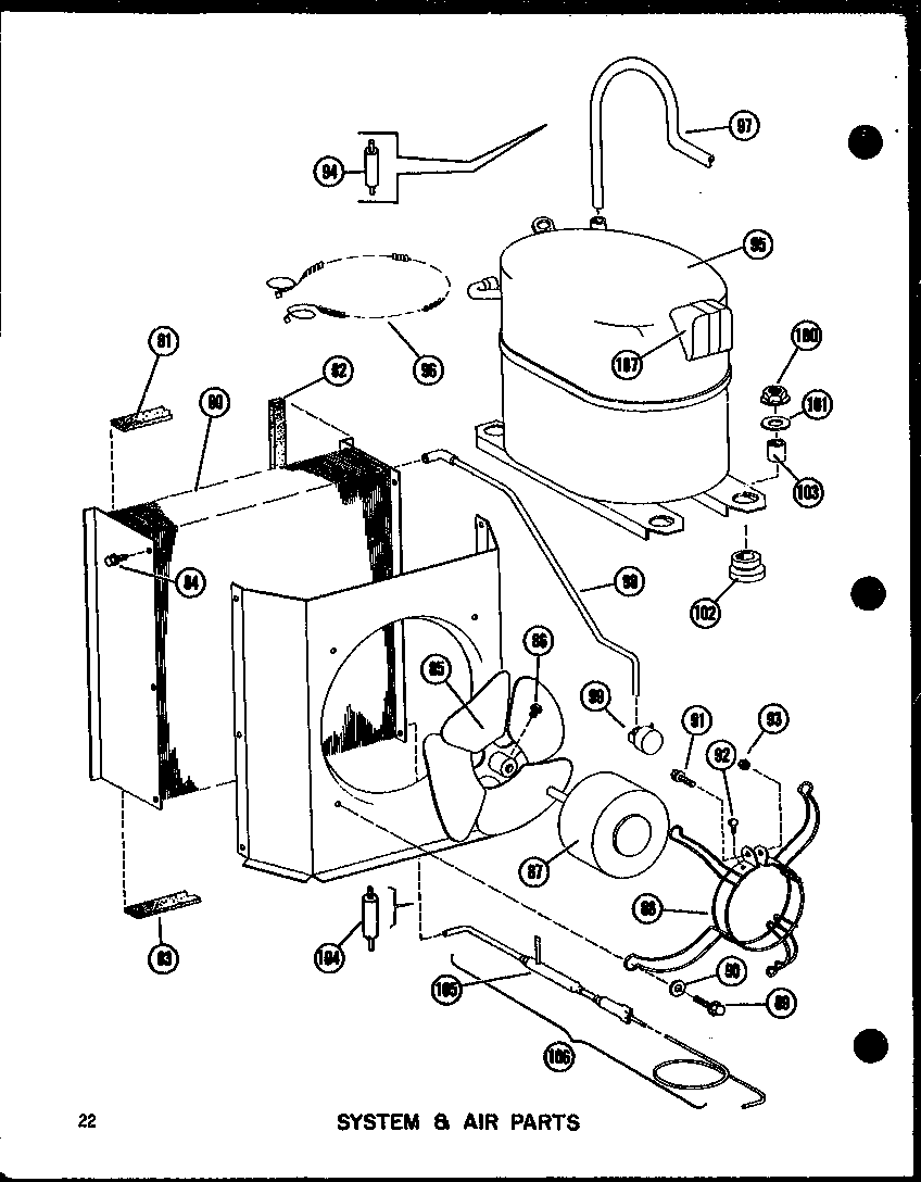 System & air parts (epcg4213-1a/p55480-4c) (epcg4815-1a/p55480-5c) (epcg4815-3a/p55480-7c) (epcg6217-1a/p55480-6c) (epcg6217-3a/p55480-8c)