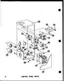 Control panel parts (epcg4213-1a/p55480-4c) (epcg4815-1a/p55480-5c) (epcg4815-3a/p55480-7c) (epcg6217-1a/p55480-6c) (epcg6217-3a/p55480-8c)